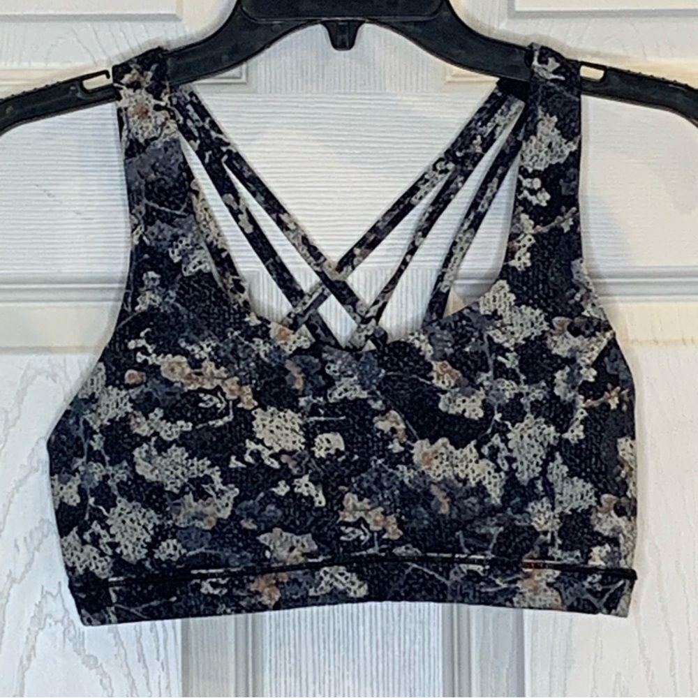Lululemon Free To Be Serene Bra Spring Bloom Multi Size 6